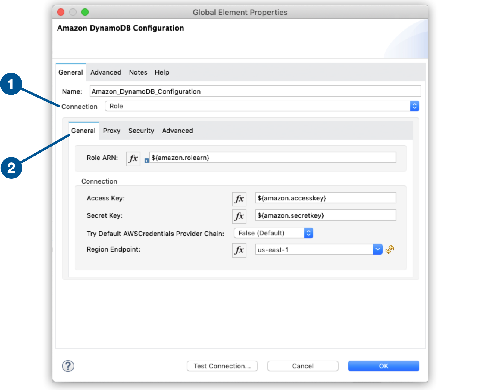 To configure Role authentication