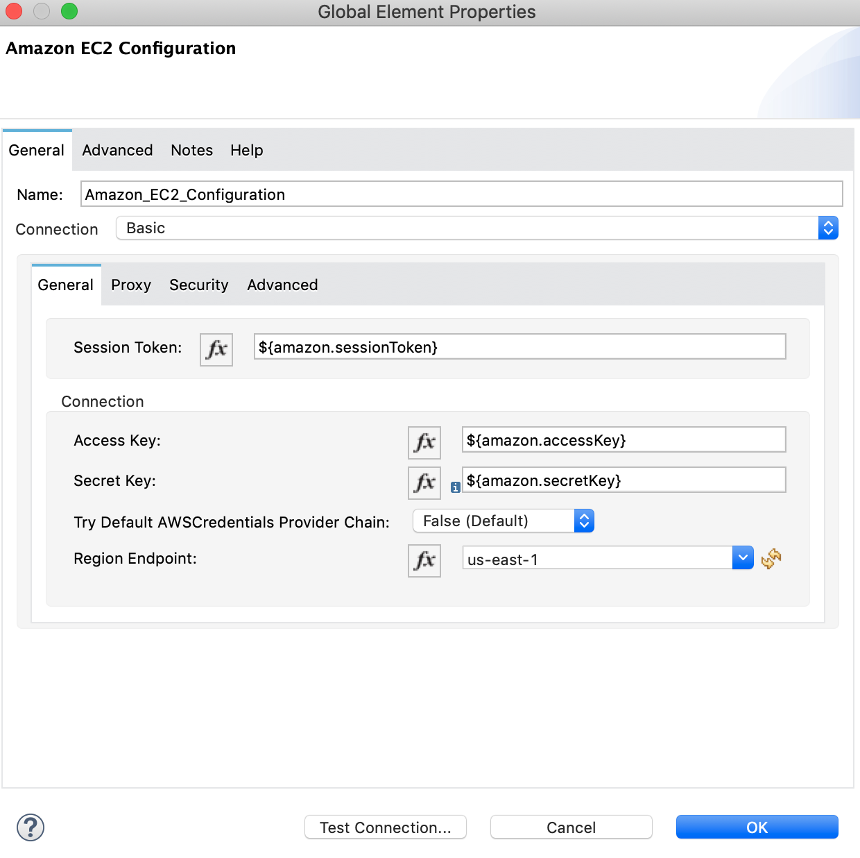 EC2 global configuration