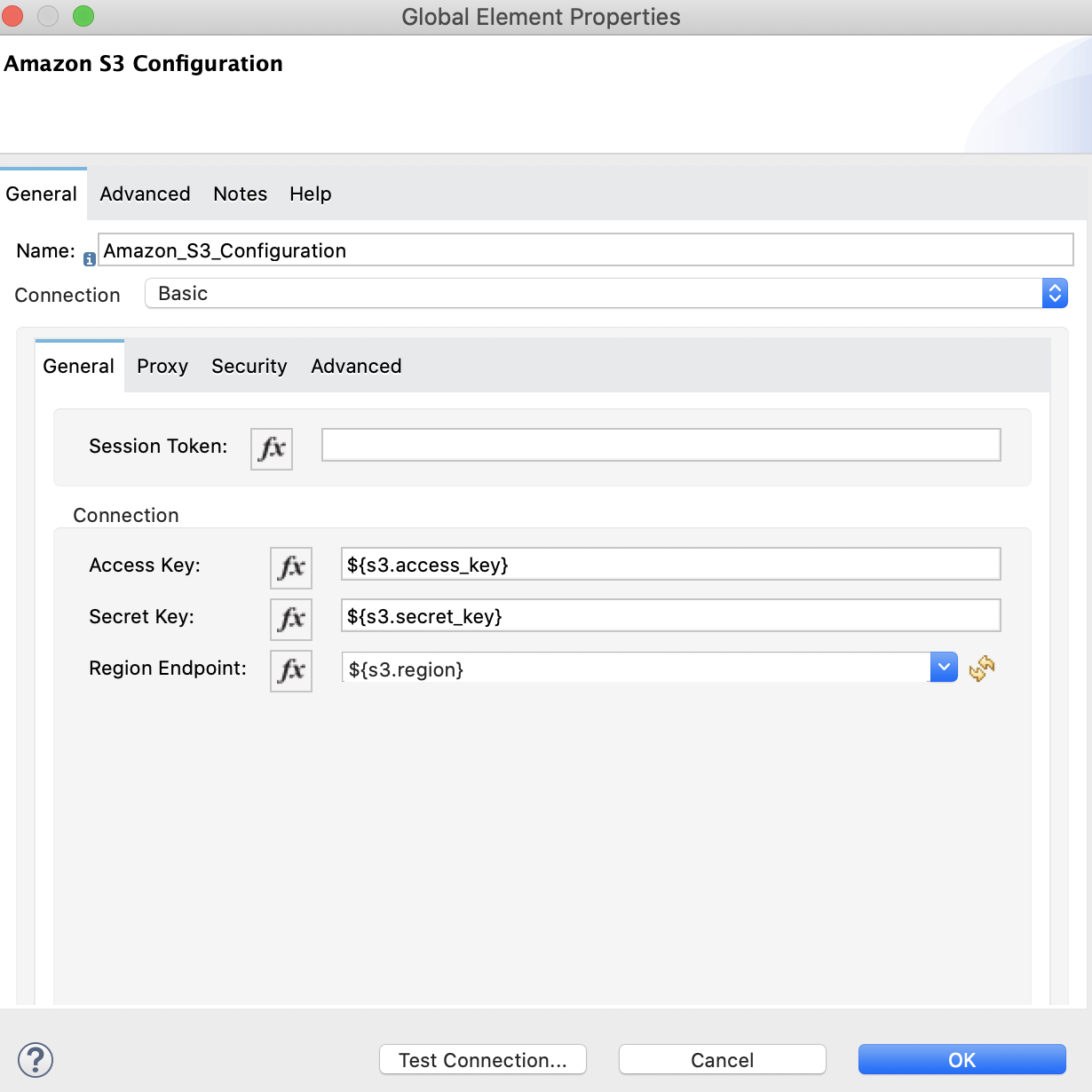 Amazon S3 configuration