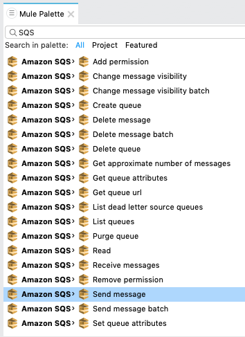 Amazon Sqs Connector 5 11 Examples Mule 4 Mulesoft Documentation