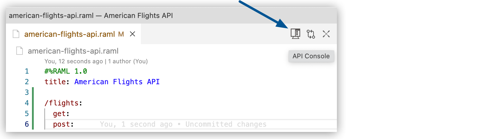 A specification with get and post methods