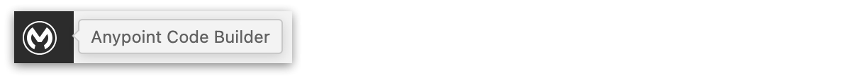 Anypoint Code Builder icon in the VS Code activity bar