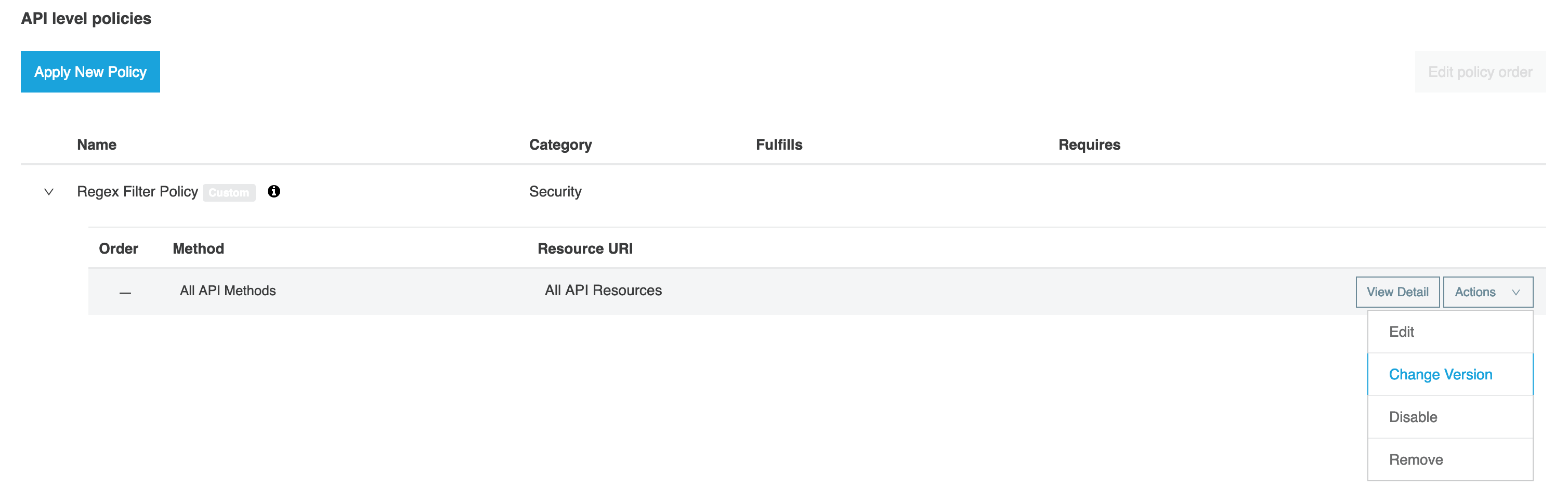 upgrade custom policy mule3 3e0bb