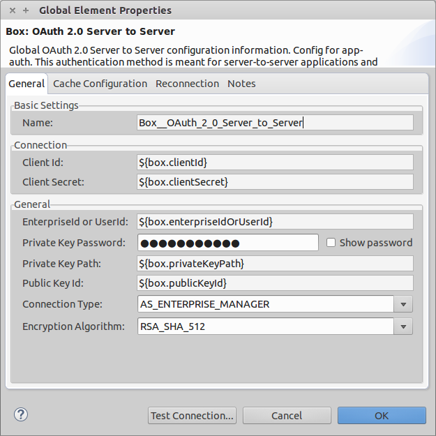 Box OAuth 2.0 Server to Server Config