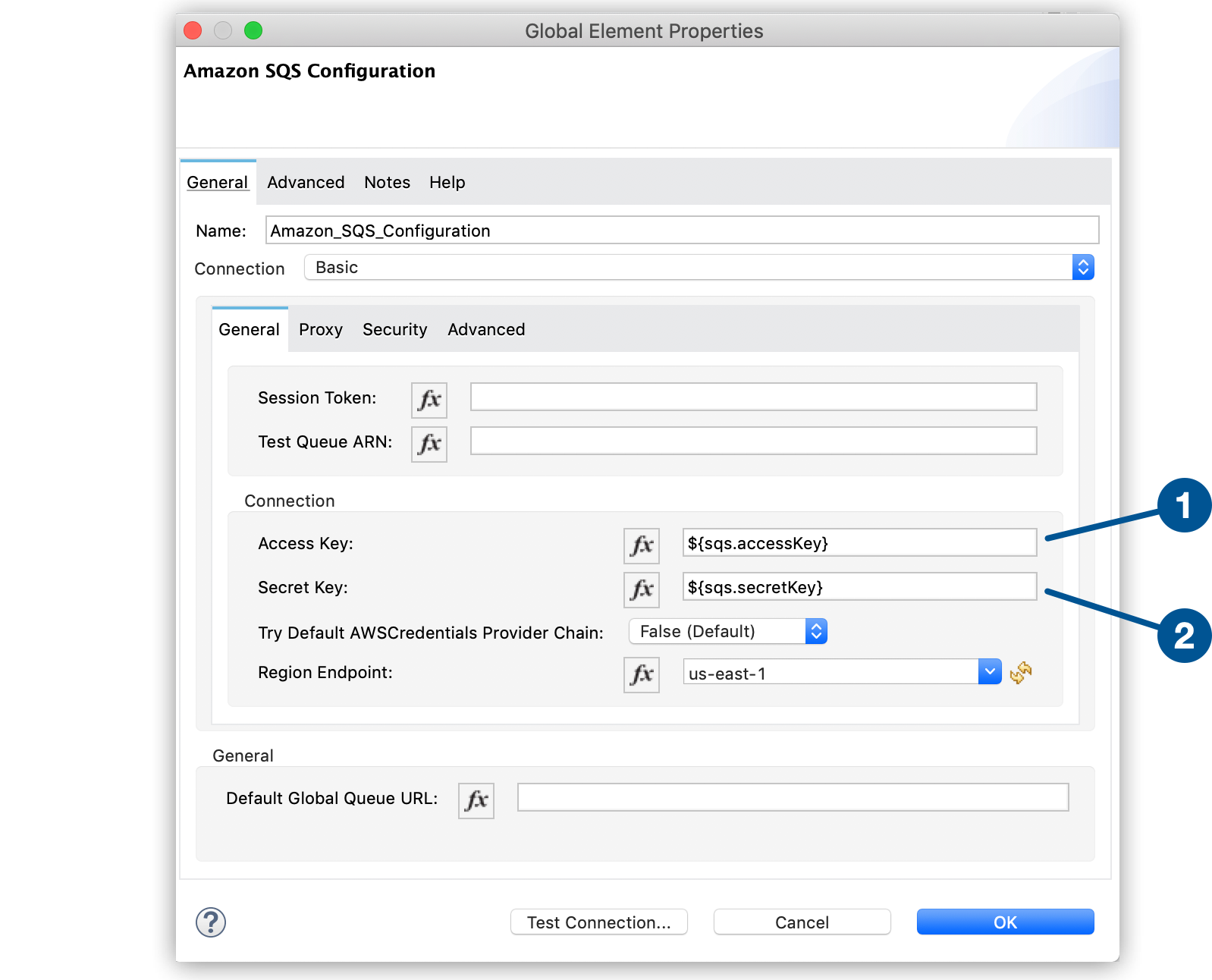 Configuring property placeholders