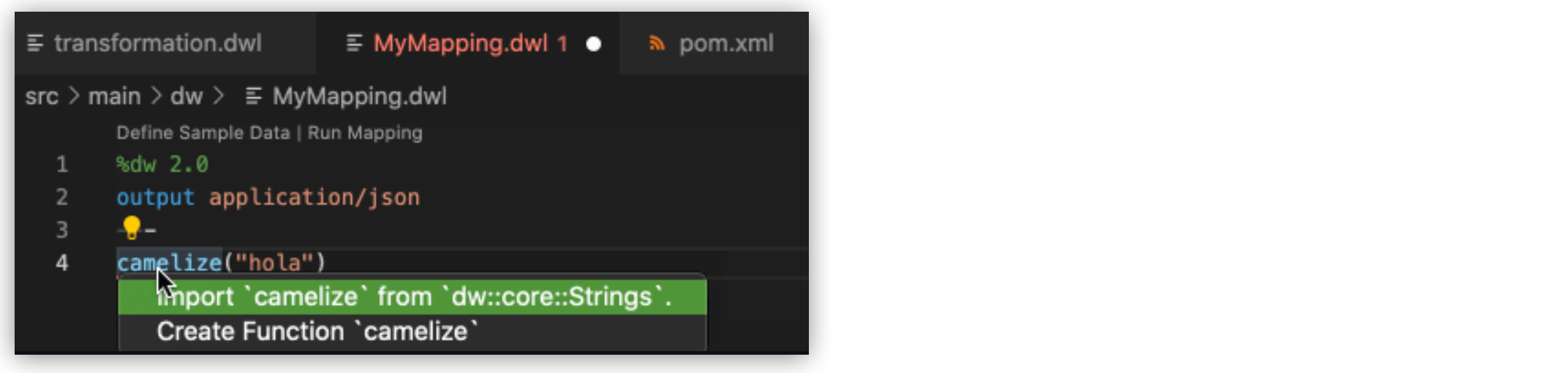 Auto Import Feature sample