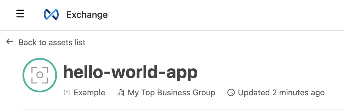 Home page of the hello-world-app you deployed