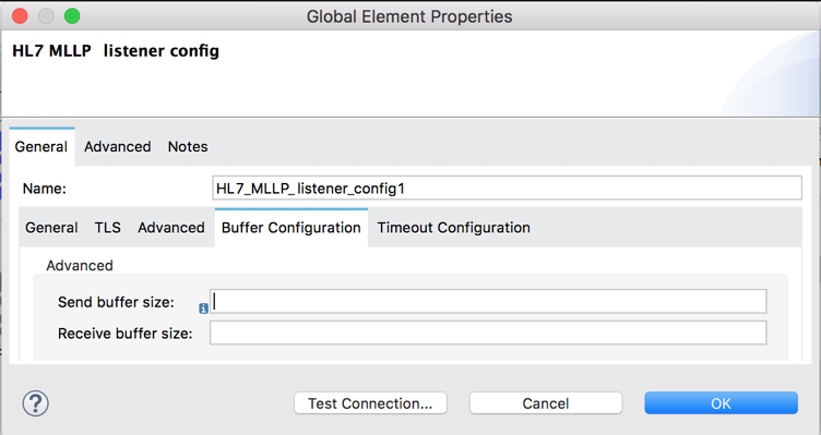 Studio Send and Receive Buffer Size