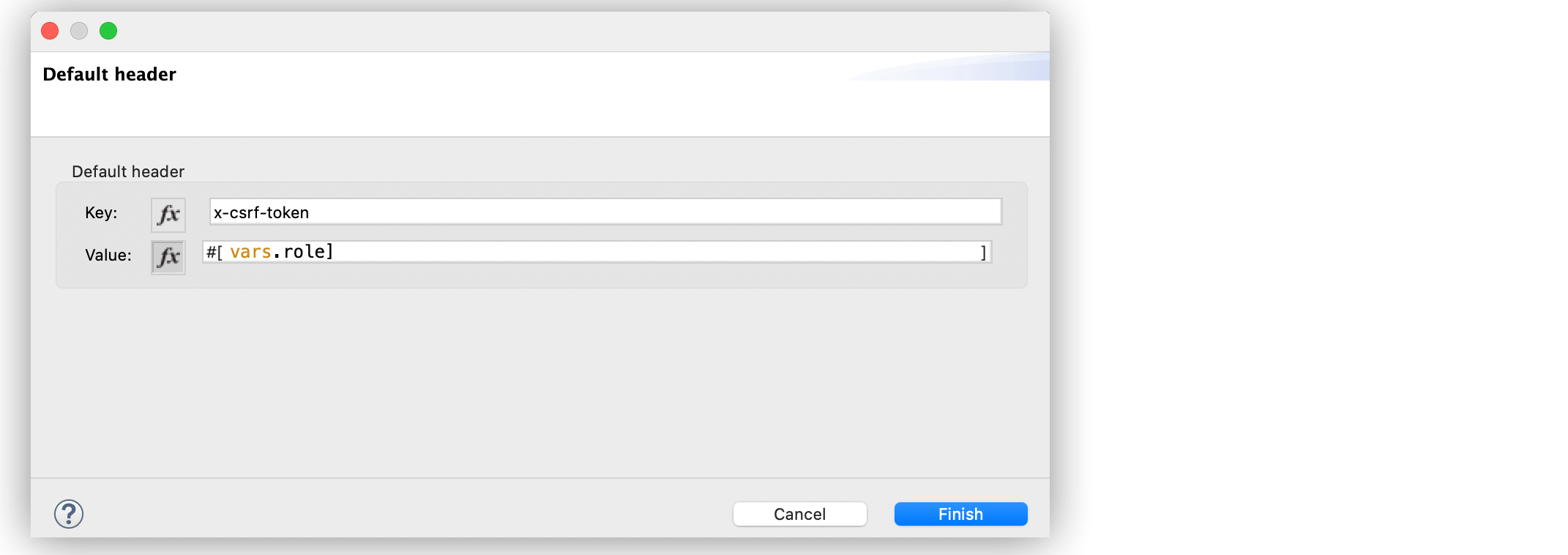 Default headers configuration at HTTP Request global connection