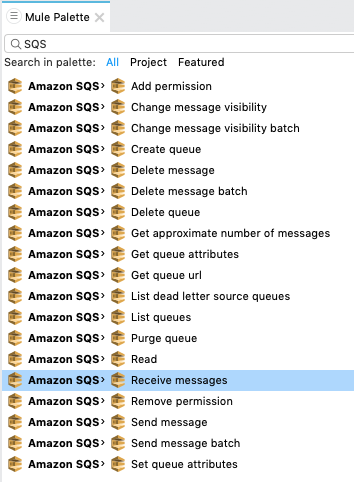 select-receive-messages