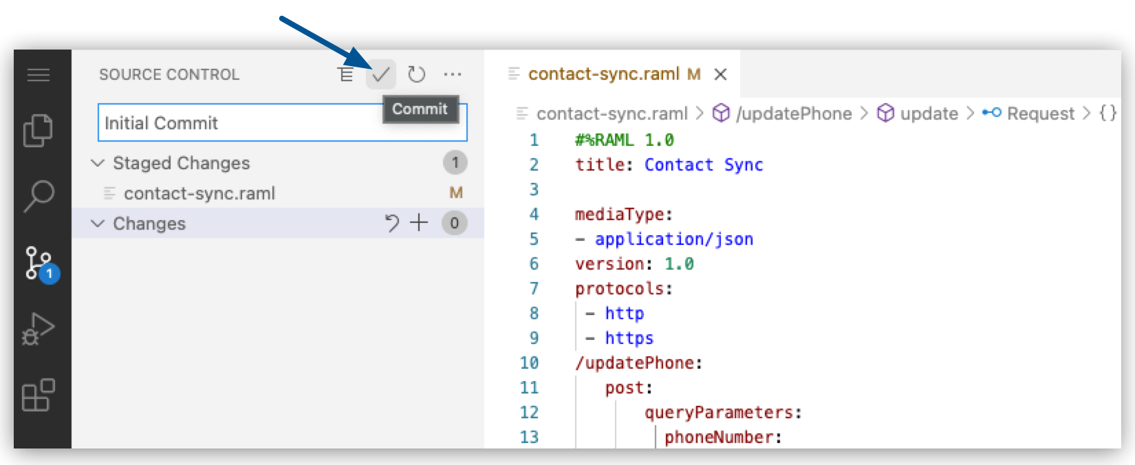 contact sync initial commit