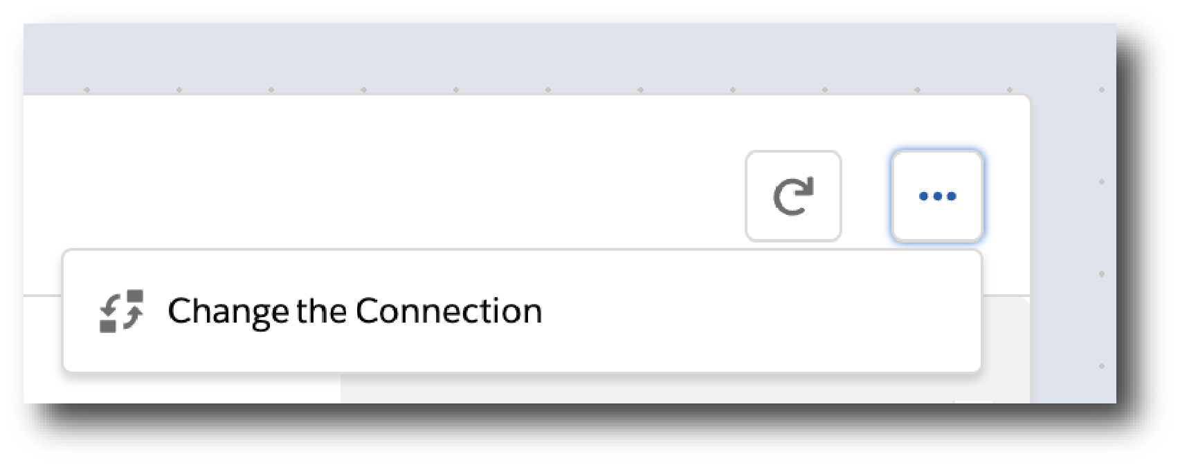 "[Change the Connection (接続を変更)