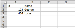 dataweave formats exceltable