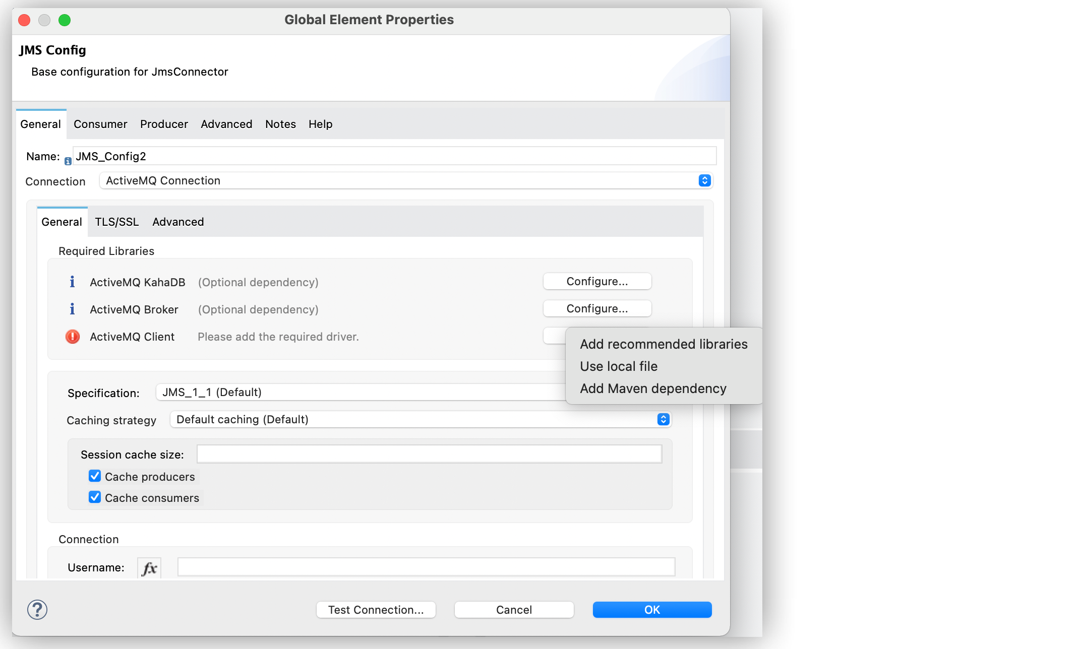 「Configure (設定)」 ボタンをクリックして連動関係をインストールする