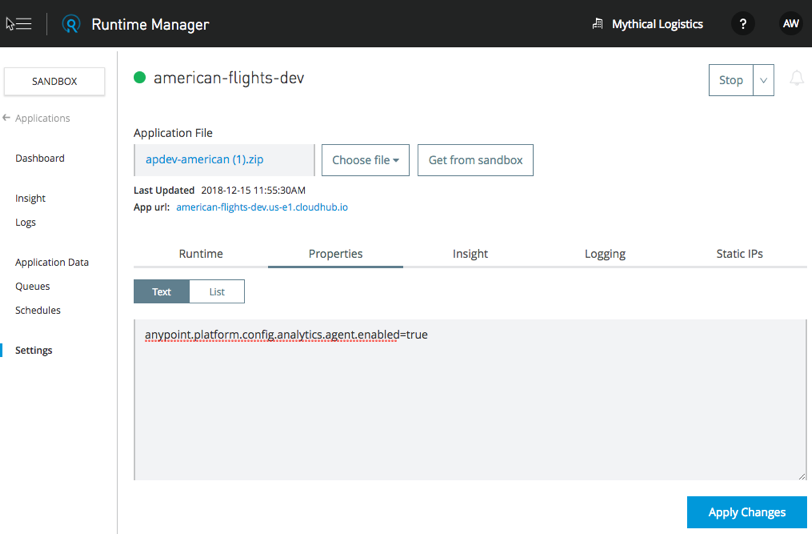 Mule アプリケーションの Anypoint Monitoring の設定と有効化 Cloudhub Mulesoft Documentation