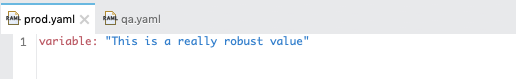 本番 YAML 設定ファイル