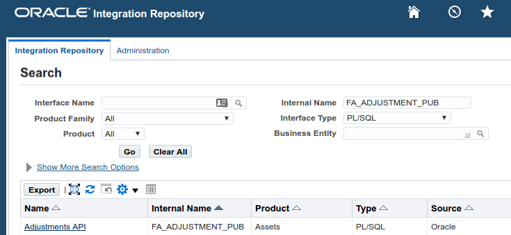PL/SQL のデプロイ - 検索