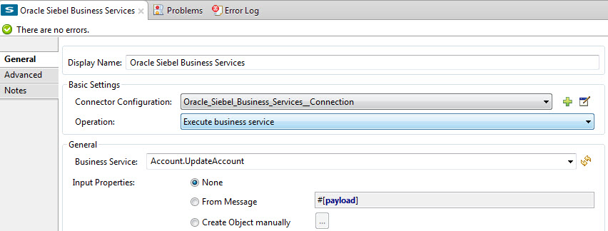 コネクタのパラメーター