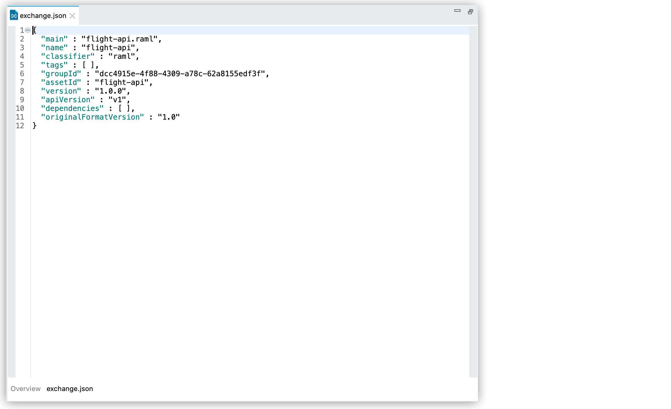 exchange json editor