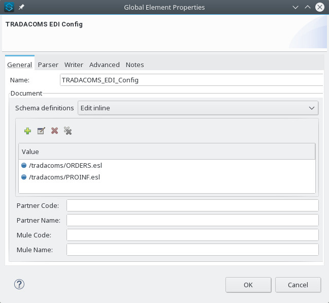 [General (一般)] タブのプロパティ