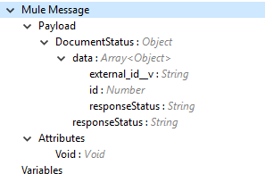 veevavault connector create documents output