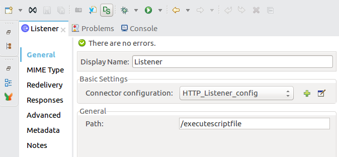 PowerShell の HTTP 設定のプロパティ