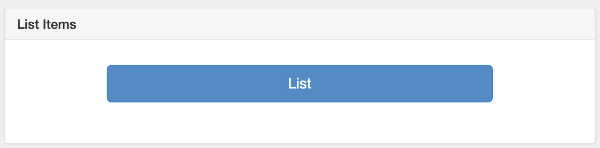 List button