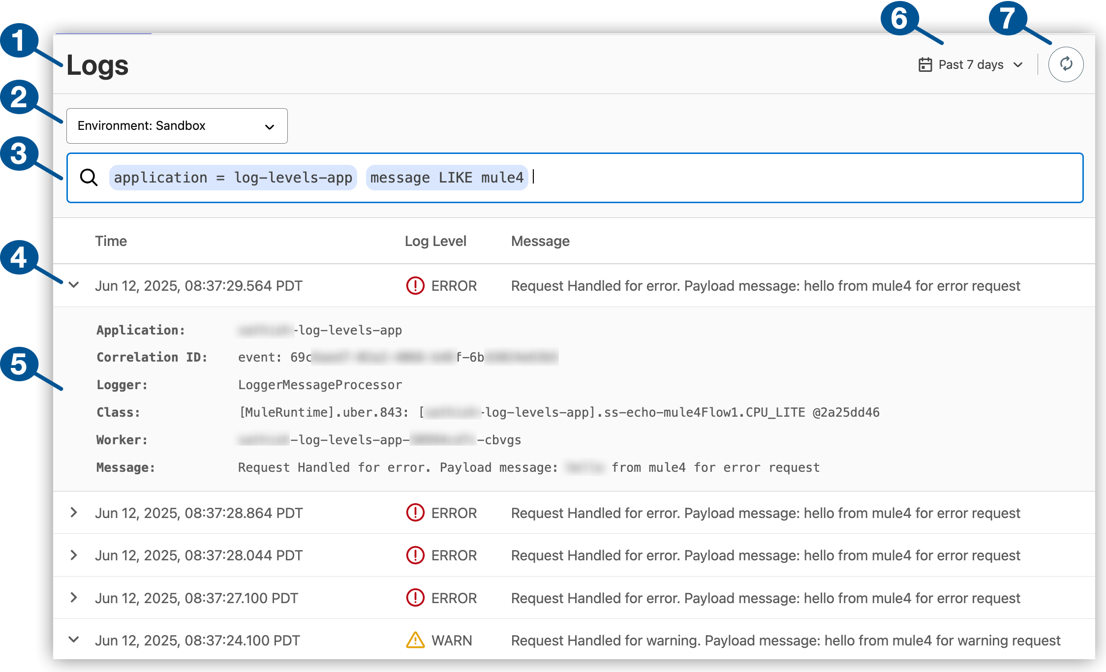 Logs UI