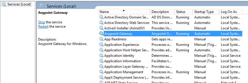 Services Tool