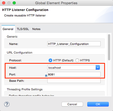 HTTP Global Element Properties