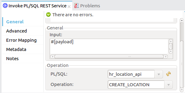 Oracle Create Location