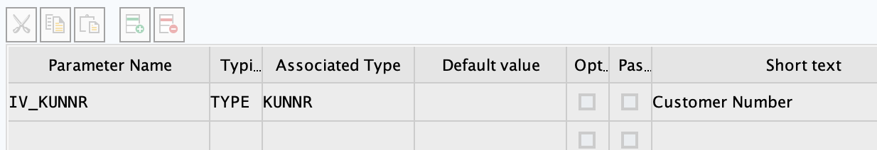 SAP import parameters for ZBAPI_CONTROL_DATA