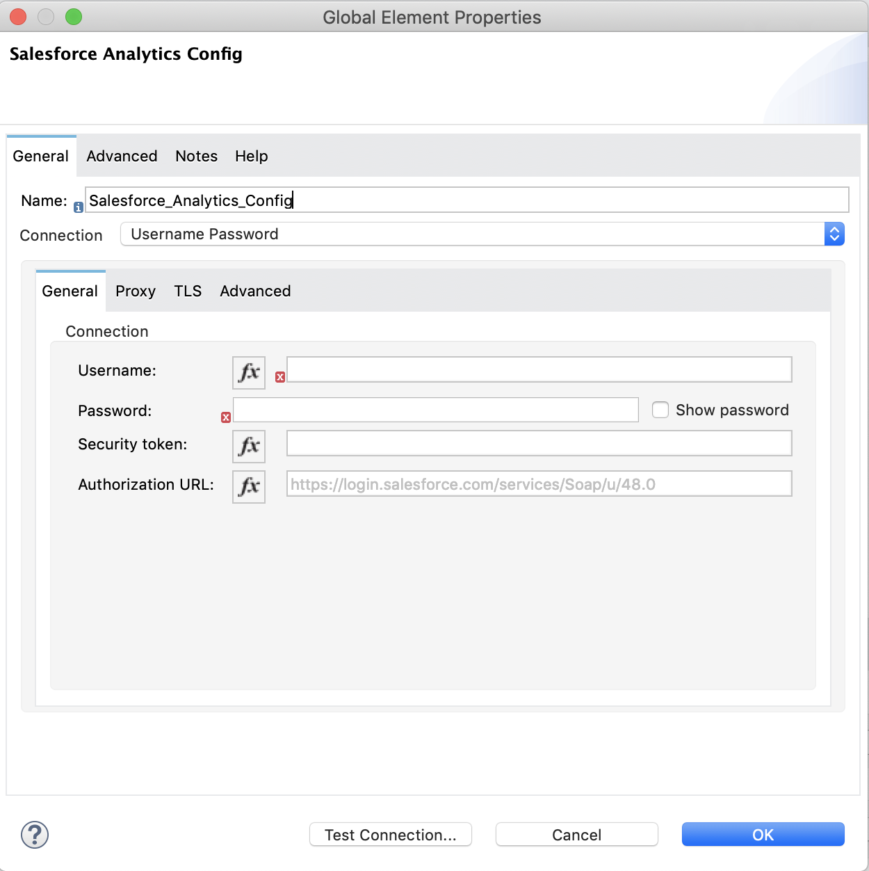 To configure authentication