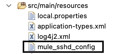 Location of the override config file