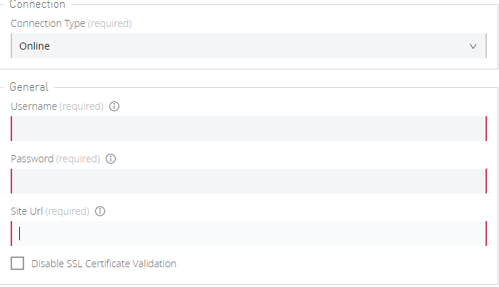 Online Configuration