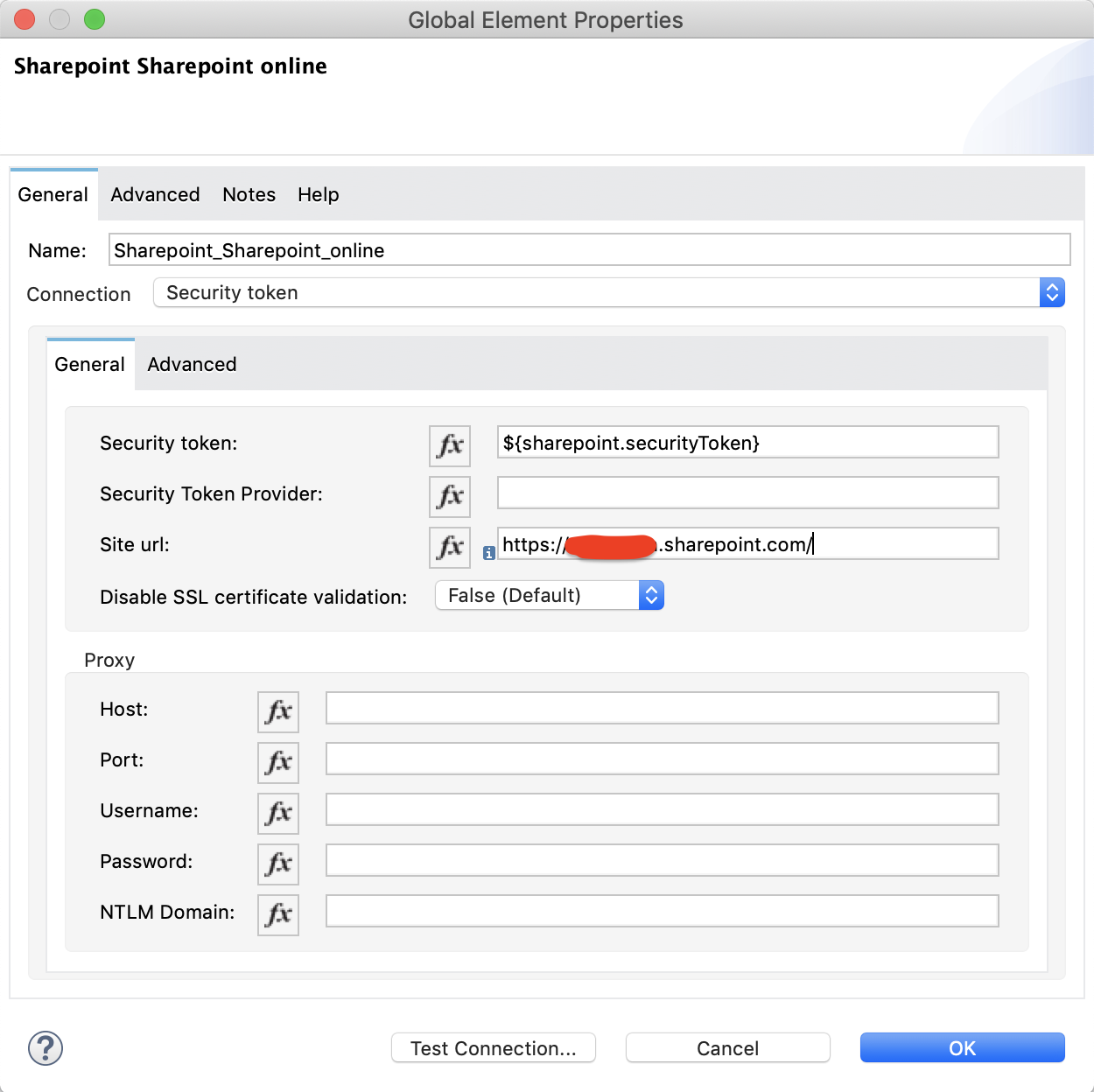 Security Token Configuration