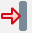 An arrow pointing to the right of a bar
