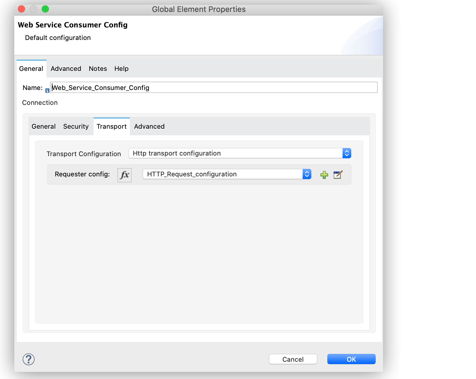 Configure Custom HTTP Transport